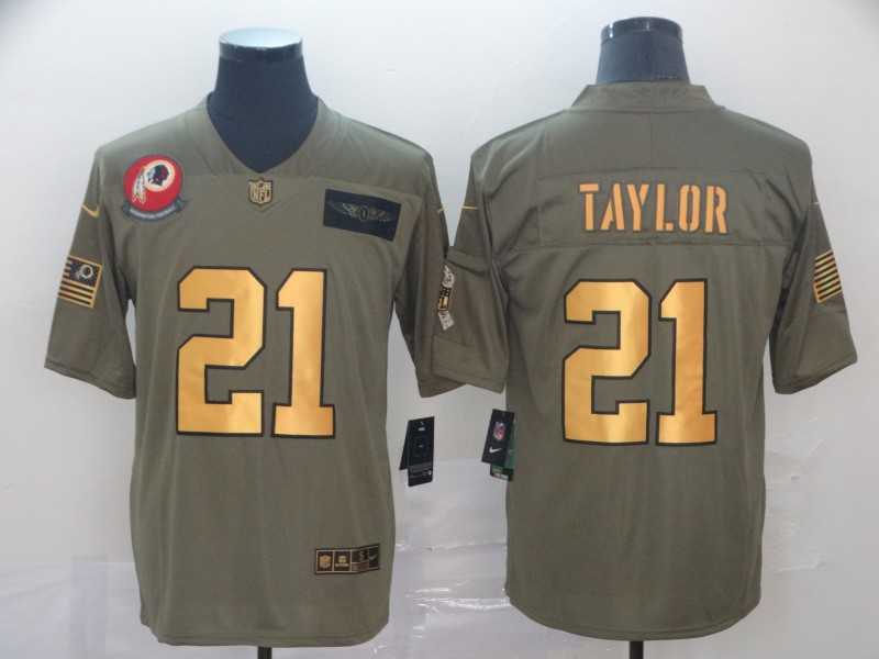 Nike Redskins 21 Sean Taylor 2019 Olive Gold Salute To Service Limited Jersey,We sell and wholesale Nike Redskins 21 Sean Taylor 2019 Olive Gold Salute To Service Limited Jersey on line form chian!
